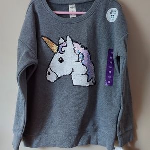 Brand new Oshkosh girls sweatshirt size 10